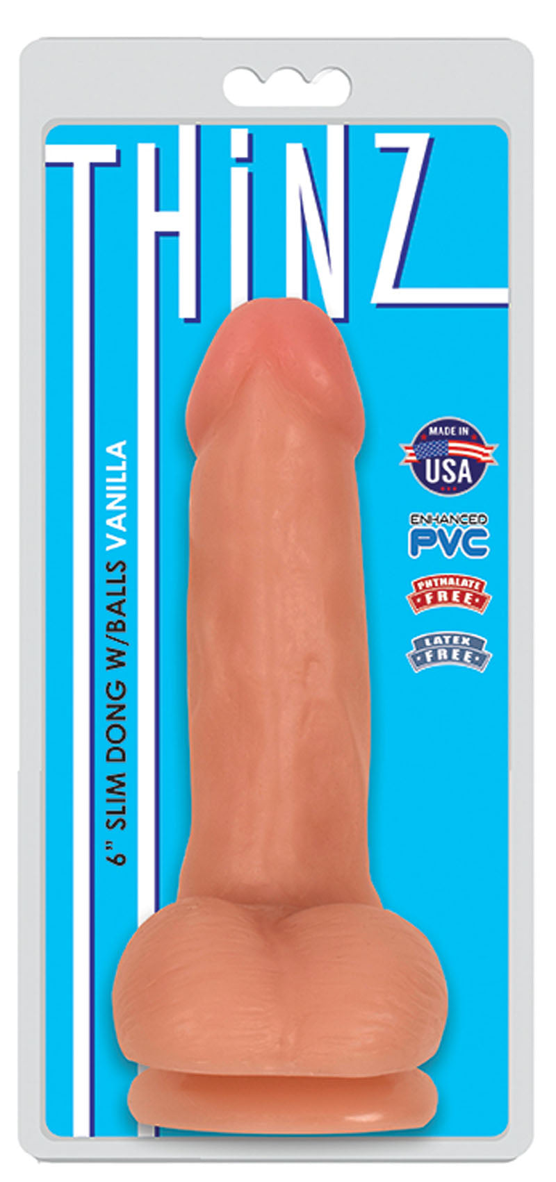 "Thinz 6 Inch Slim Dong - Vanilla CN-12-0510-10"