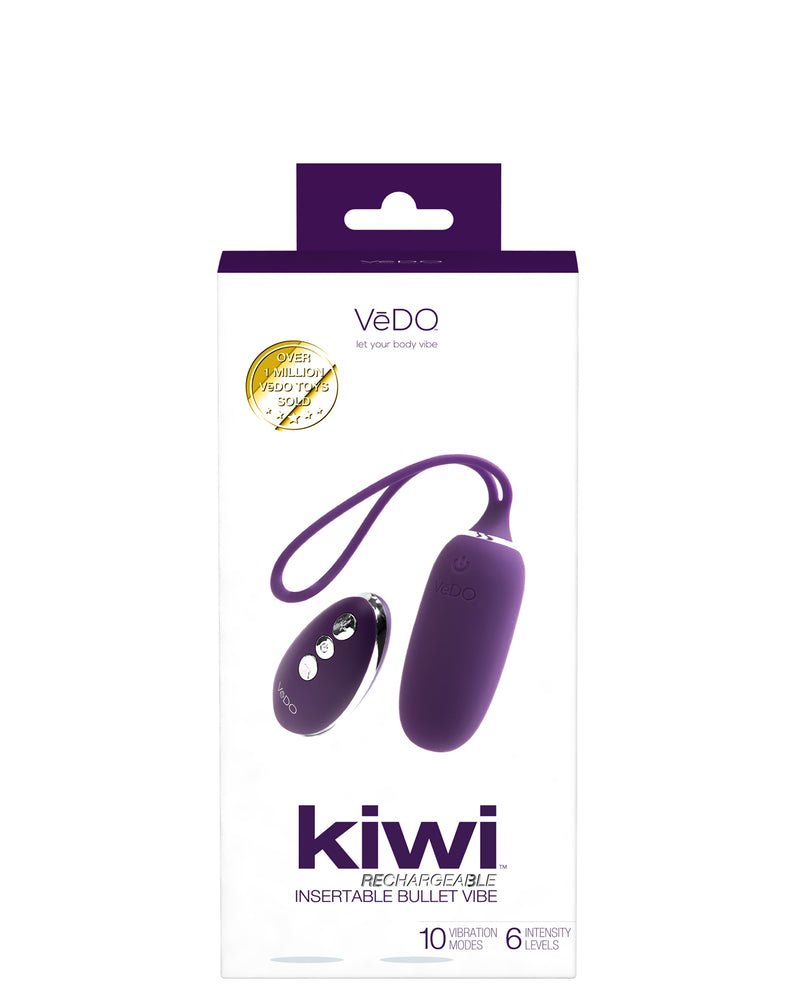 Kiwi Rechargeable Insertable Bullet - Deep Purple
