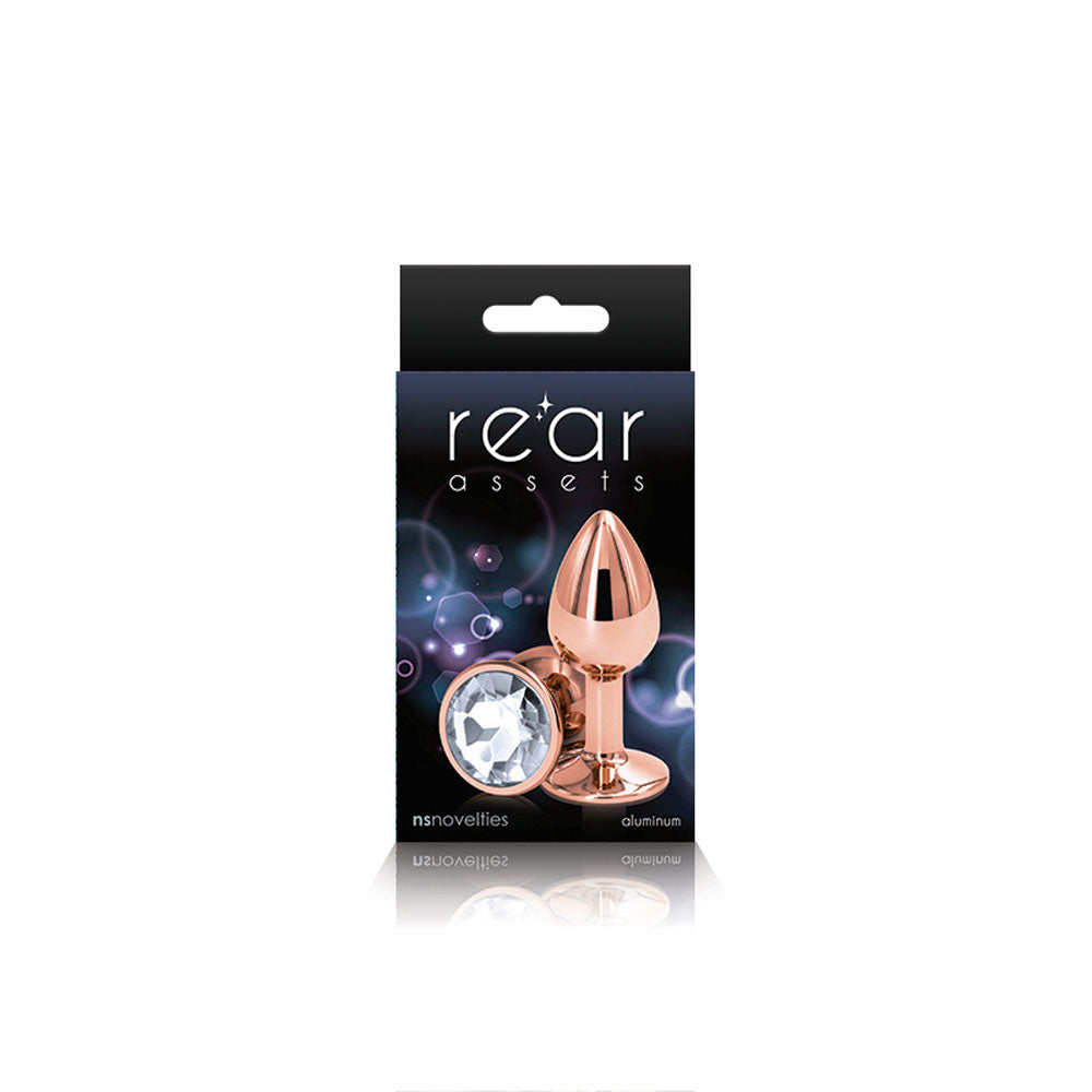 "Rear Assets - Rose Gold - Small - Clear NSN0961-11"