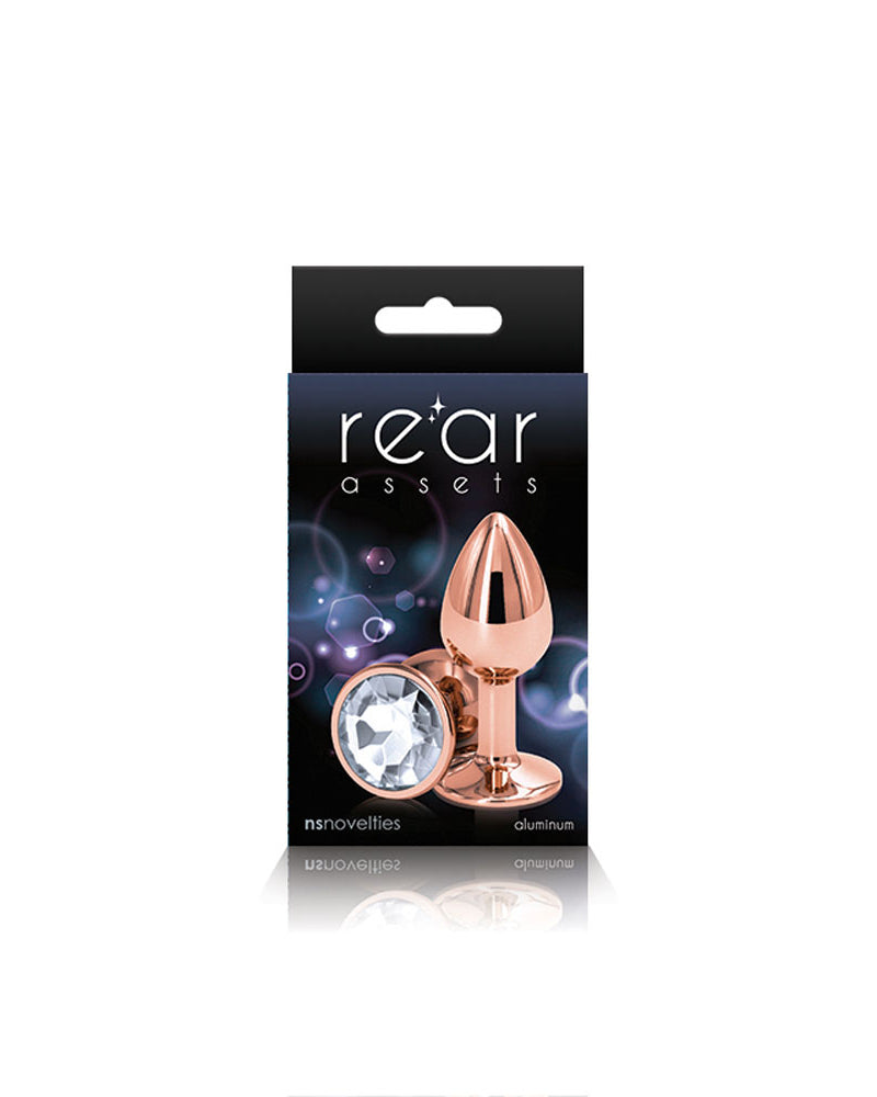 "Rear Assets - Rose Gold - Small - Clear NSN0961-11"