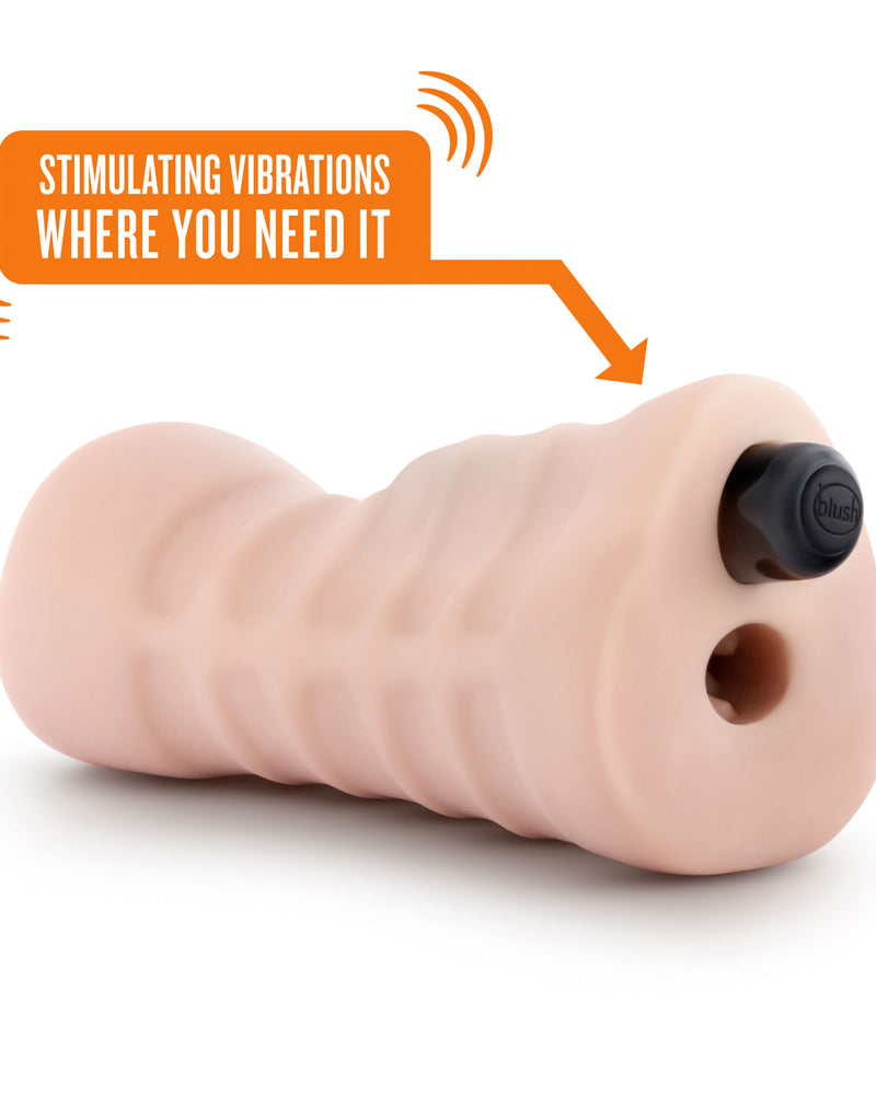 "Enlust - Nicole - Vibrating Stroker - Beige BL-73543"