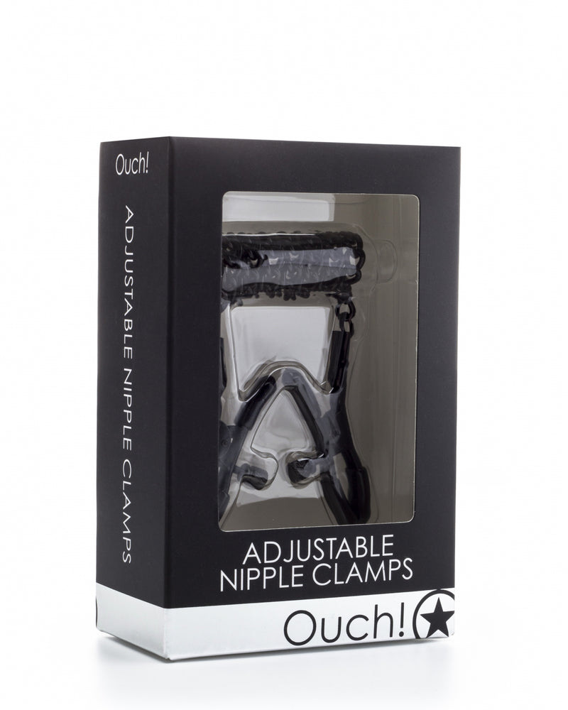 "Adjustable Nipple Clamps - Black OU-OU077BLK"