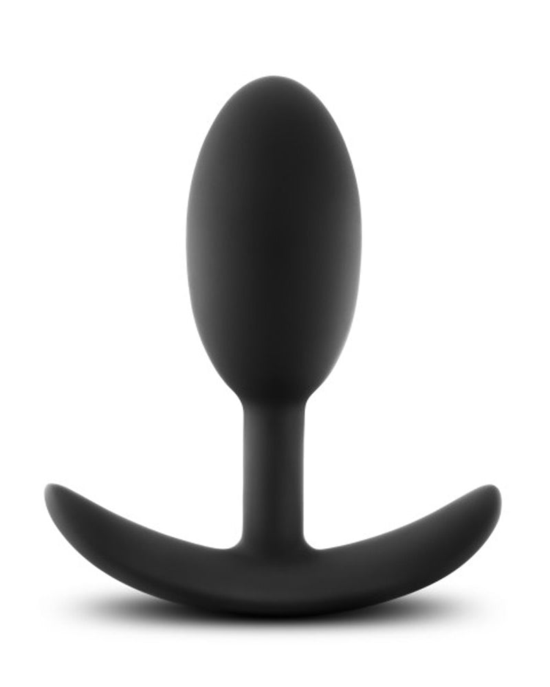 "Luxe - Wearable Vibra Slim Plug - Medium - Black BL-11865"