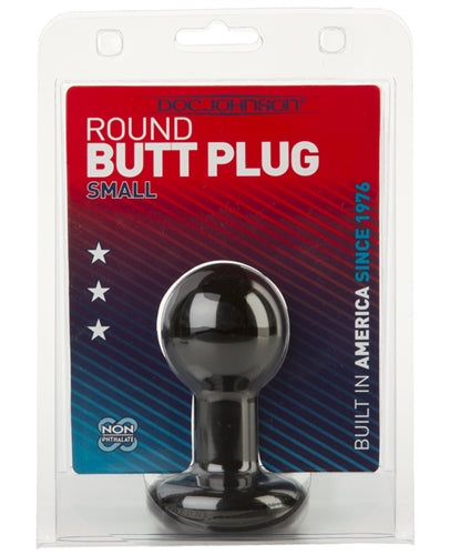 "Round Butt Plug - Small - Black DJ0244-53"