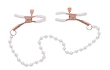 Peaches N Creame Pearl Nipple Clamps - Pink