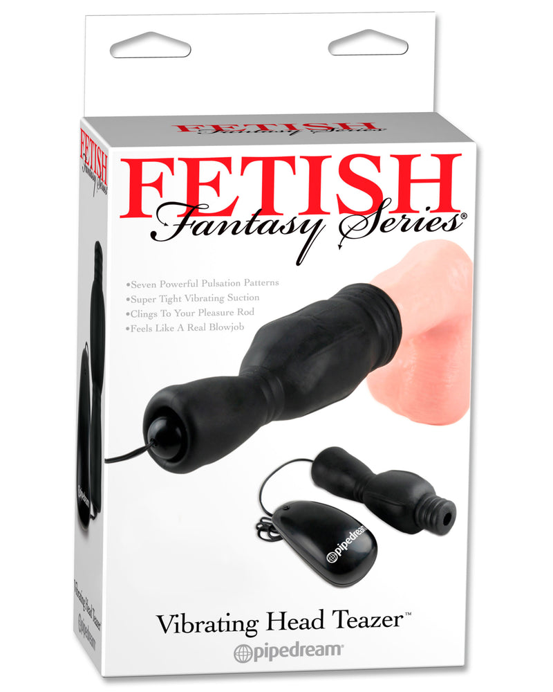 Fetish Fantasy Series Vibrating Head Teazer - Black