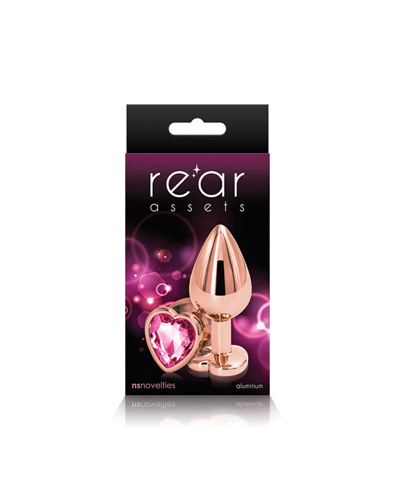 "Rear Assets - Rose Gold Heart - Medium - Pink NSN0963-24"