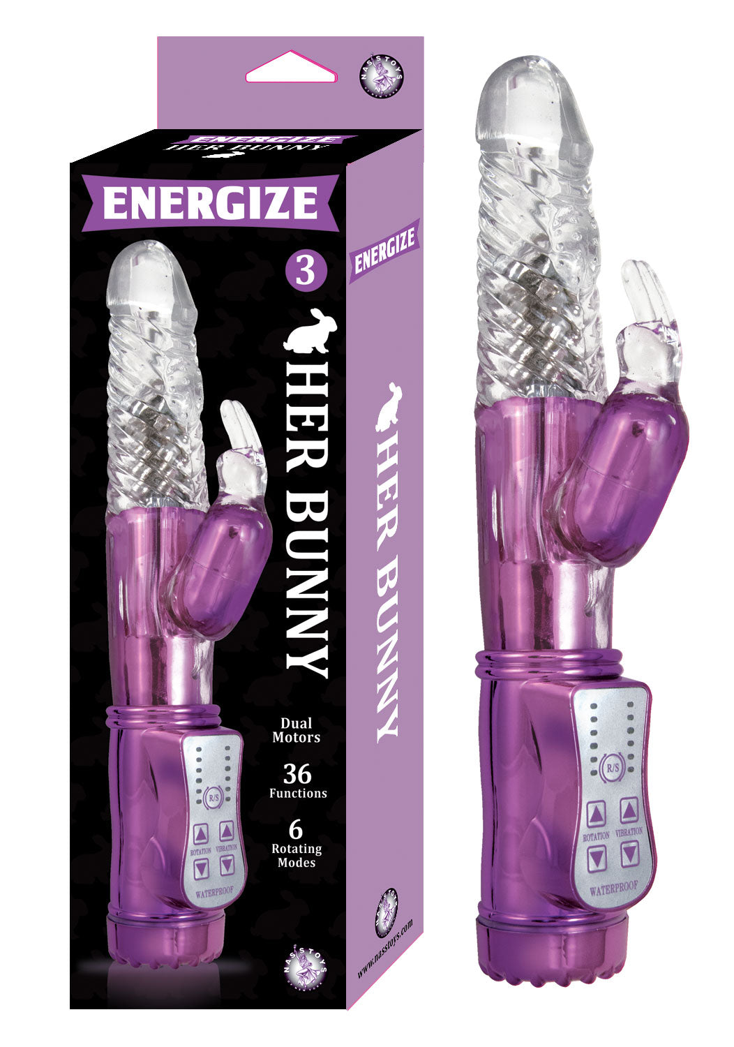 "Energize Her Bunny 3 - Purple NW2792-2"