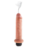 King Cock 7 Inch Squirting Cock - Flesh