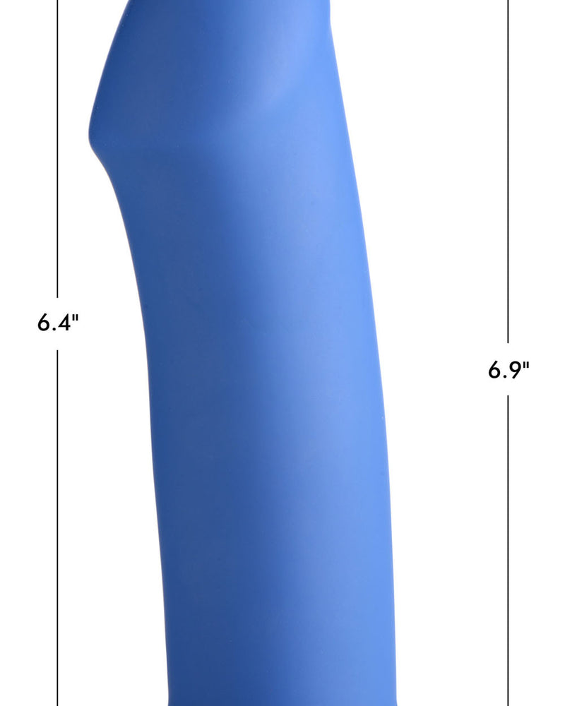 "Squeezable Thick Phallic Dildo - Blue SQ-AG473-BLU"