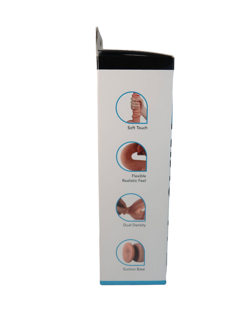 "Get Lucky 9 Inch Real Skin Dong - Light Brown TMN-GL-0626"