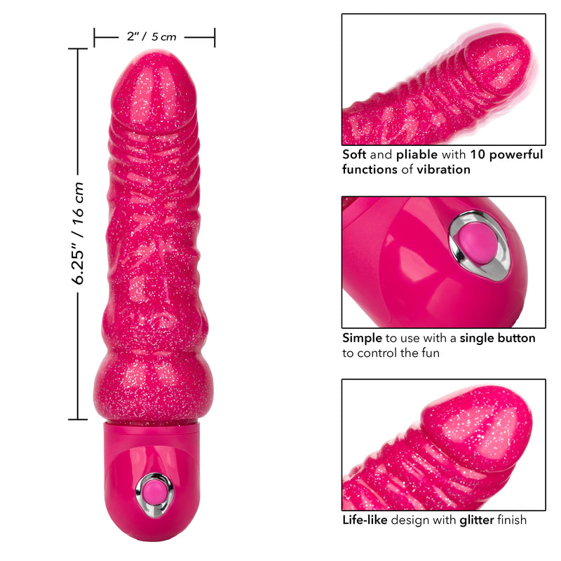 "Naughty Bits Lady Boner Bendable Personal Vibrator SE4410653"