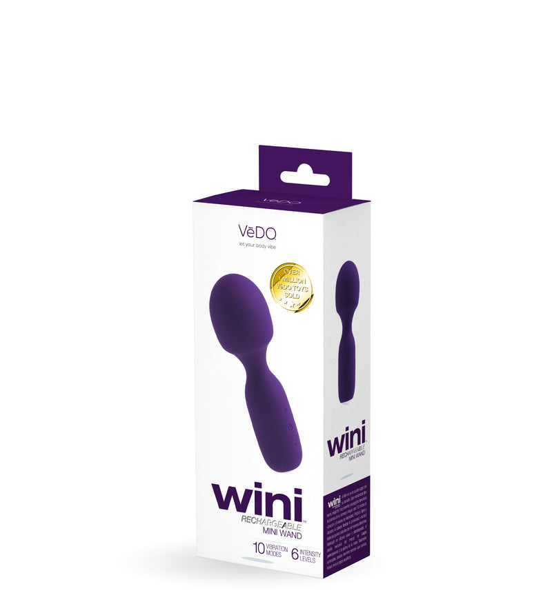 "Wini Rechargeable Mini Wand - Purple VI-W0213"