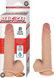 "Realcocks Self Lubricating 8 Inch Thick - White NW2936"