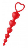 "Sweet Hearts - Heart Shaped Silicone Anal Beads FR-AE177"