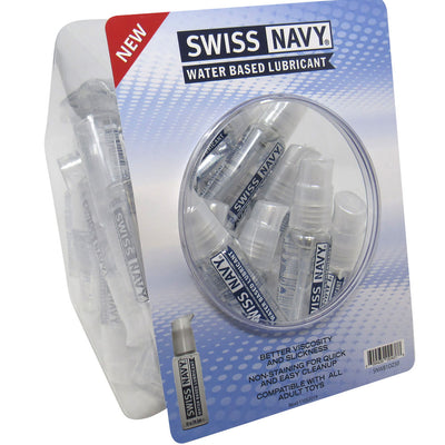 "Swiss Navy Water-Based 1oz 50ct Fishbowl MD-SNWB1OZ50"