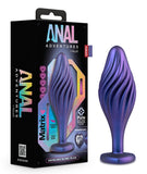 Anal Adventures Matrix - Swirling Bling Plug - Sapphire