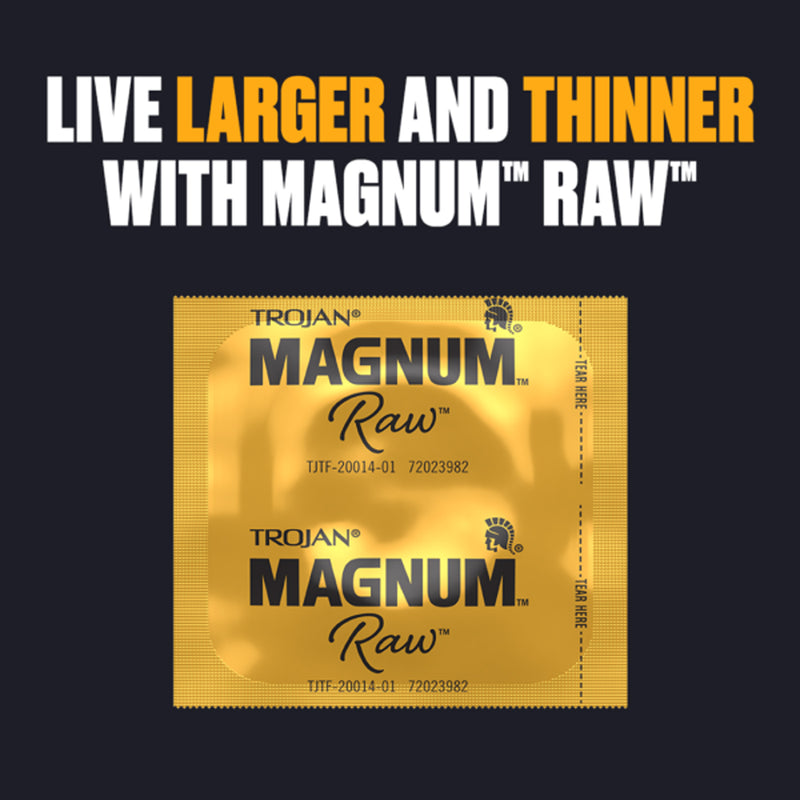 "Trojan Magnum Raw 3 Ct Condoms PM20016"