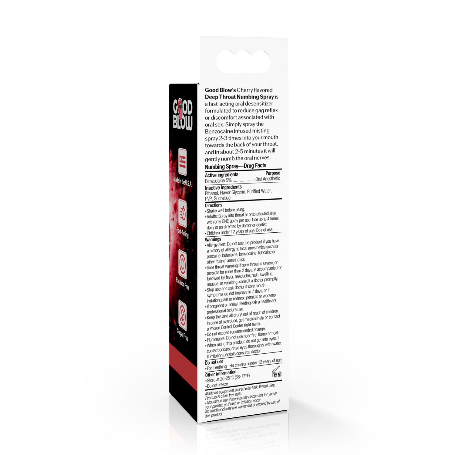 "Deep Throat Spray 1oz - Cherry GB-AH588-CHERRY"