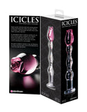 Icicles No. 12 - Clear / Pink