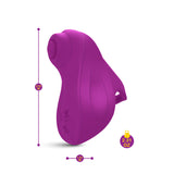 (Presale Only) - Carlee - Berry - Powerful Tapping Finger Vibe With Comfort Grip Ring