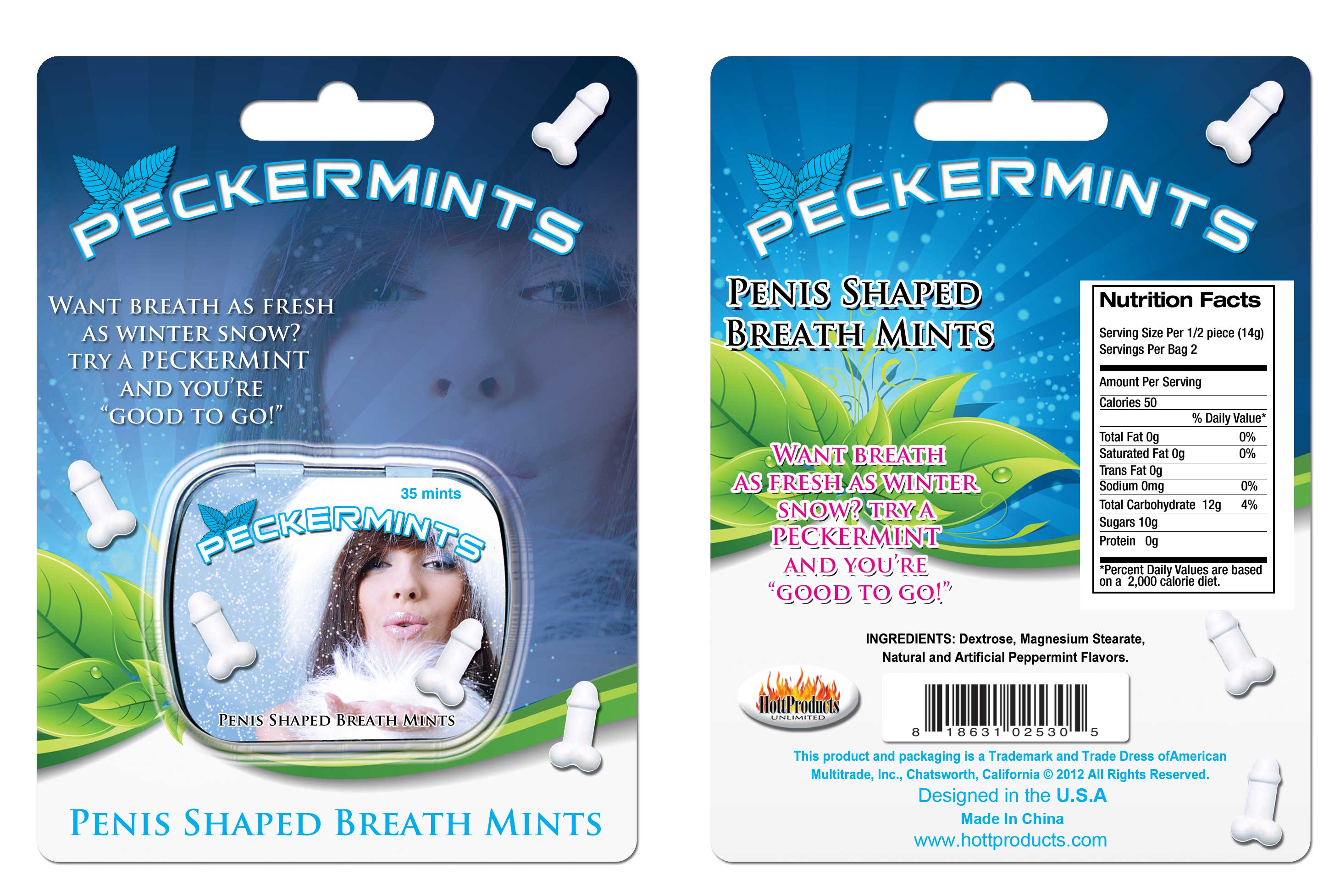 "Peckermints - Blister Card HTP2660"