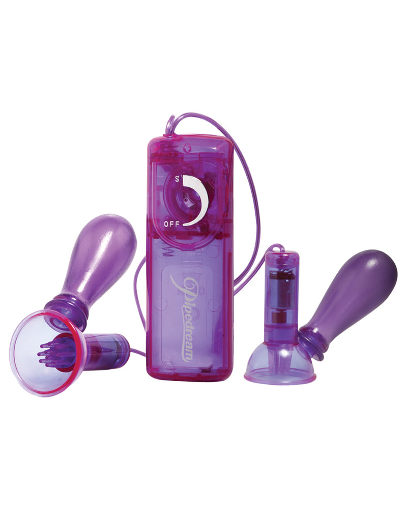 "Fetish Fantasy Series Vibrating Nipples Pumps PD3237-00"