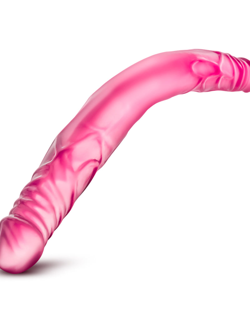 B Yours 14 Inch Double Dildo - Pink