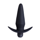 Cody Silicone Vibrating Anal Plug - Black