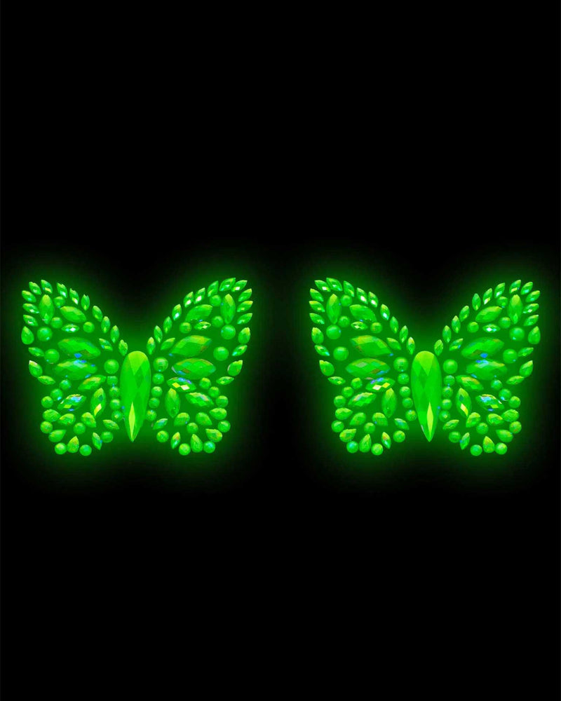 Chrysalis Sticker Nipple Pasties - Glow in the Dark