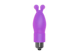 The 9's Flirt Finger Bunny Finger Vibrator - Purple