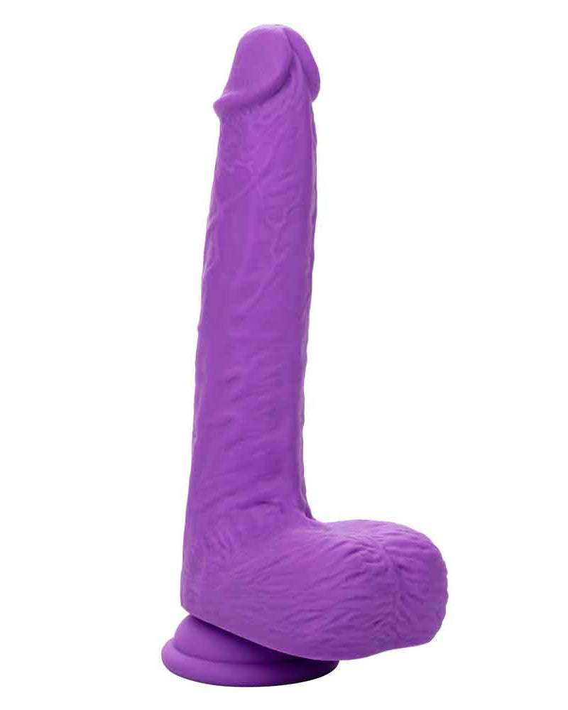 Rechargeable Gyrating and Thrusting Silicone Studs - Purple