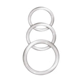 "Enhancer Silicone Cockrings - Clear NW3057"