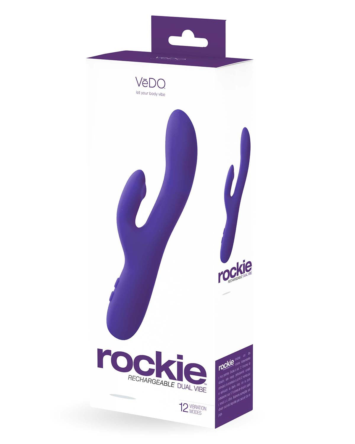 "Rockie Dual Rechargeable Vibe - Indigo VI-P1303"