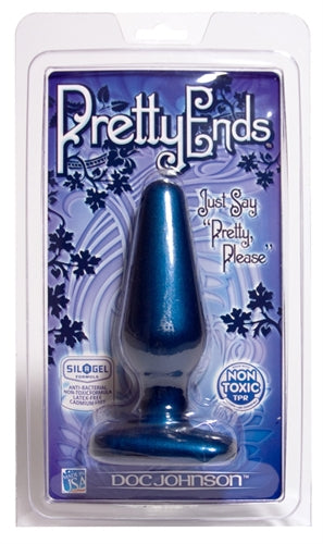 "Pretty Ends Iridescent Butt Plugs - Medium - Midnight Blue DJ0243-04"