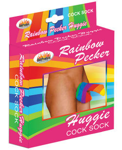 "Rainbow Pecker Huggie Sock HTP2981"