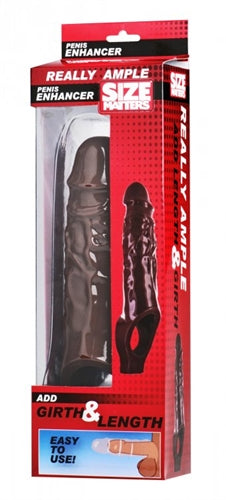 "Really Ample Penis Enhancer Sheath - Brown SM-AE519"