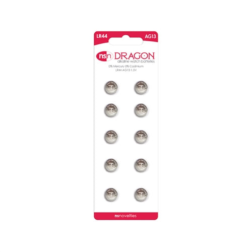 "Dragon - AG13 - LR44 - 10 Pack NSN2010-40"