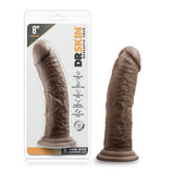 Dr. Skin - 8 Inch Cock With Suction Cup - Chocolate