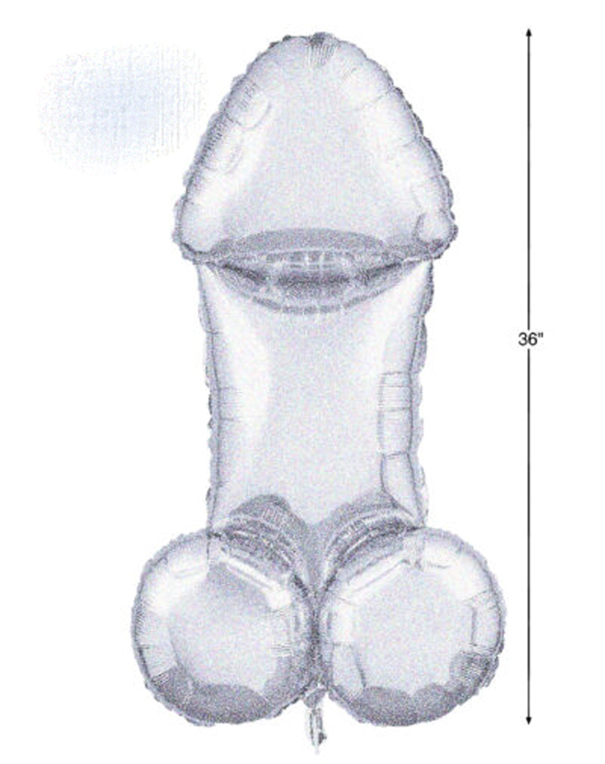 "Glitterati Disco Penis 3 Foot Mylar Balloon LG-CP1149"