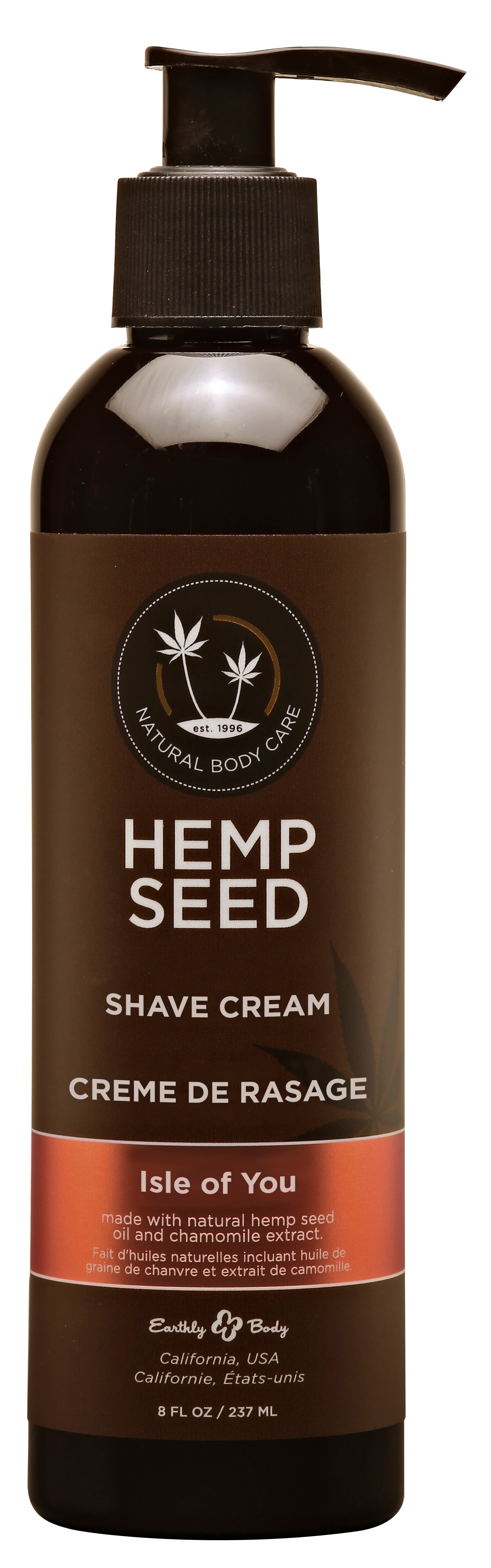 "Hemp Seed Shave Cream - Isle of You 8oz EB-HSSK052"