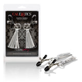 Nipple Play Playful Tassels Nipple Clamps - Silver