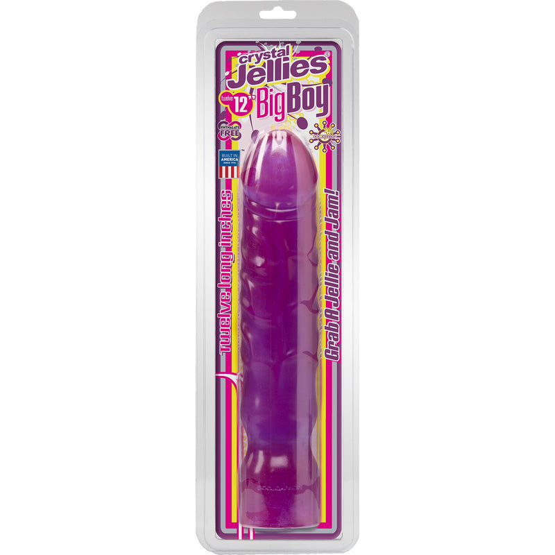 "Crystal Jellies Big Boy 12 Inch - Purple DJ0287-52"