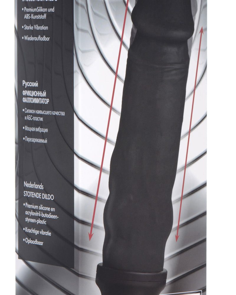 "8x Auto Pounder Vibrating and Thrusting Dildo With Handle - Black MS-AG360-BLK"