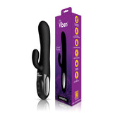 Hypnotic - Black - Thrusting Rabbit with Swinging Clitoral Stimulator