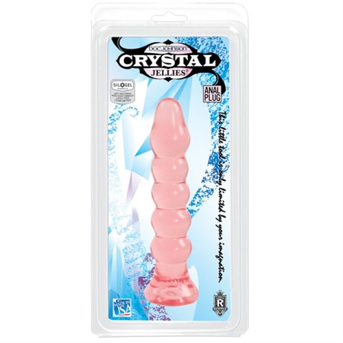 "Crystal Jellie Anal Plug - Pink DJ7005-02"