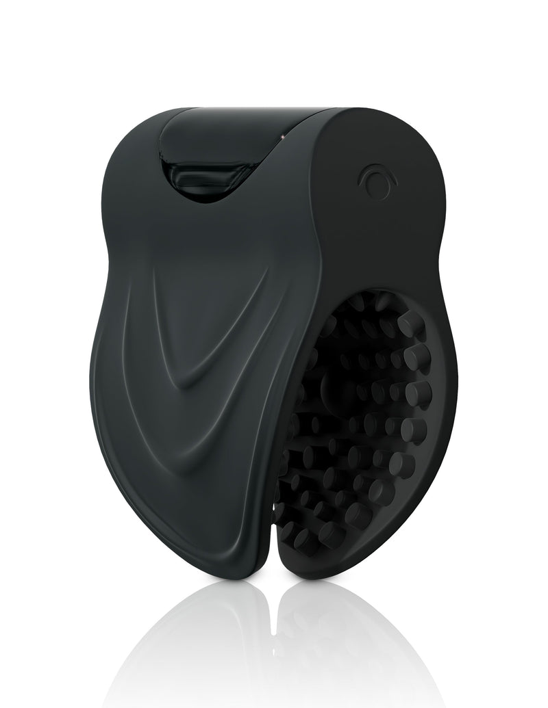 Vibrating Silicone Edger Trainer - Black