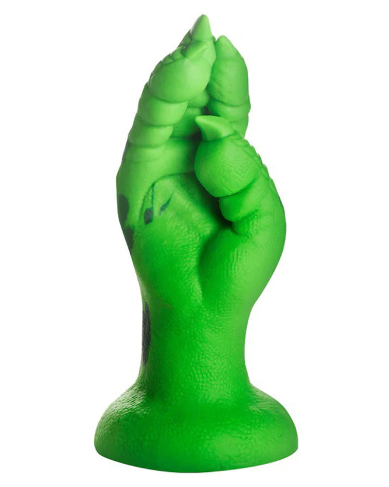 Raptor Claw Fisting Silicone Dildo - Green