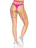 "Ombre Rainbow Biker Shorts - One Size - Rainbow LA-8883RNBOS"