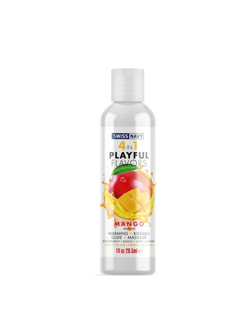 Swiss Navy 4-in-1 Playful Flavors - Mango 1 Oz